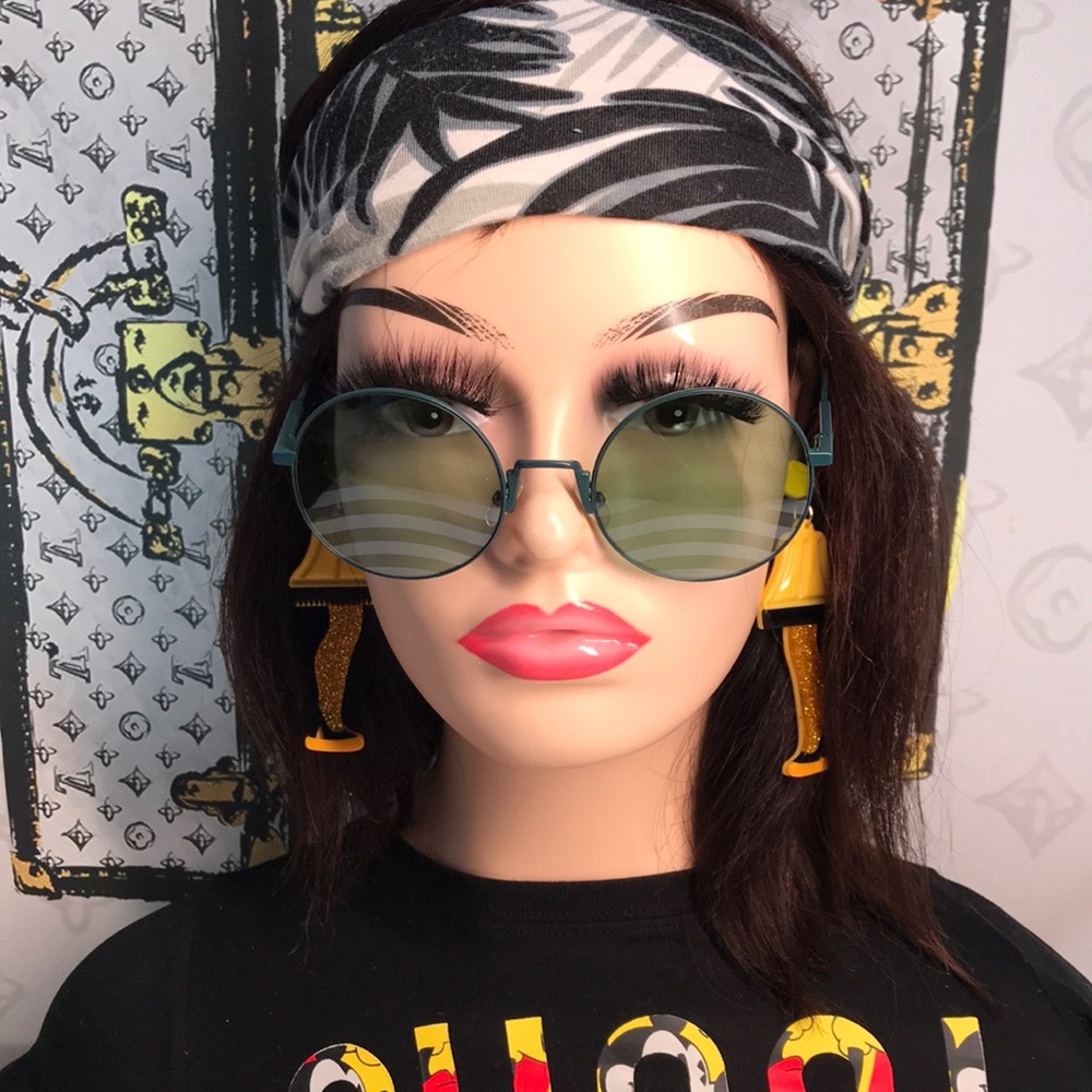 New Authentic Fendi FF0248/S 1EDXR Cat-Eye Sunglasses